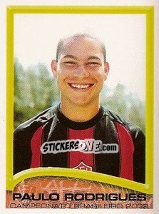 Cromo Paulo Rodrigues - Campeonato Brasileiro 2002 n. 260 - Panini