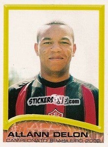 Sticker Allann Delon - Campeonato Brasileiro 2002 n. 264 - Panini