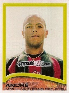 Cromo André - Campeonato Brasileiro 2002 - Panini