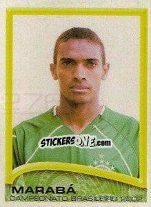 Figurina Marabá - Campeonato Brasileiro 2002 - Panini