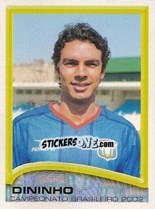 Sticker Dininho - Campeonato Brasileiro 2002 n. 287 - Panini