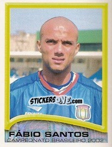 Sticker Fábio Santos - Campeonato Brasileiro 2002 n. 294 - Panini