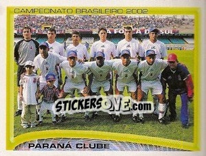 Figurina Equipe de foto - Campeonato Brasileiro 2002 - Panini