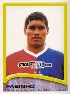 Sticker Fabinho - Campeonato Brasileiro 2002 n. 302 - Panini