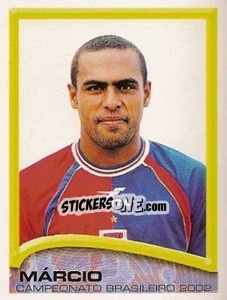Sticker Márcio - Campeonato Brasileiro 2002 n. 308 - Panini