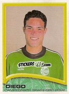 Sticker Diego - Campeonato Brasileiro 2002 n. 312 - Panini
