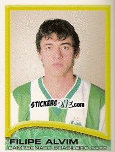 Cromo Filipe Alvim - Campeonato Brasileiro 2002 - Panini