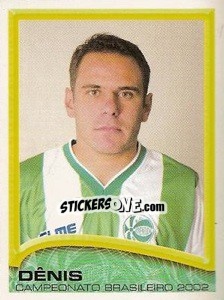 Sticker Dênis - Campeonato Brasileiro 2002 - Panini