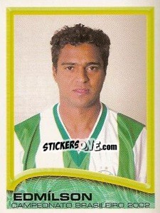 Cromo Edmílson - Campeonato Brasileiro 2002 - Panini