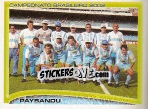 Figurina Equipe de foto - Campeonato Brasileiro 2002 - Panini