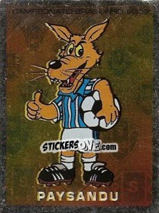 Sticker Mascote - Campeonato Brasileiro 2002 - Panini