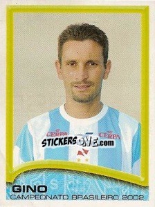 Sticker Gino - Campeonato Brasileiro 2002 n. 328 - Panini