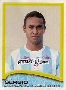 Sticker Sérgio - Campeonato Brasileiro 2002 n. 329 - Panini