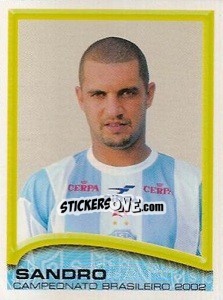 Sticker Sandro - Campeonato Brasileiro 2002 n. 332 - Panini