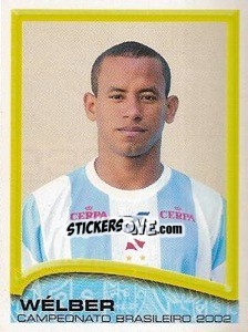 Sticker Wélber - Campeonato Brasileiro 2002 n. 333 - Panini
