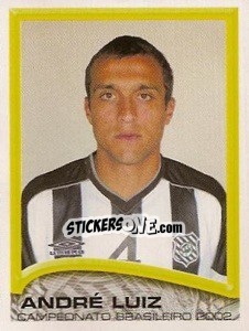 Sticker André Luiz - Campeonato Brasileiro 2002 n. 343 - Panini
