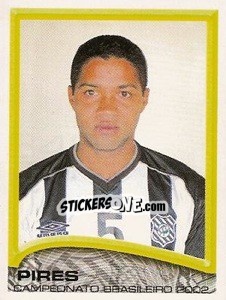 Sticker Pires - Campeonato Brasileiro 2002 n. 345 - Panini