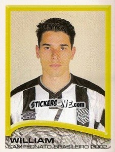 Figurina William - Campeonato Brasileiro 2002 - Panini