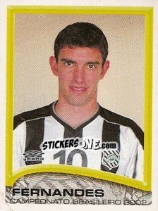 Sticker Fernandes - Campeonato Brasileiro 2002 - Panini