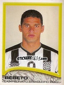 Sticker Bebeto - Campeonato Brasileiro 2002 n. 350 - Panini
