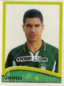 Sticker Jairo - Campeonato Brasileiro 2002 - Panini