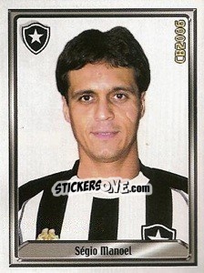 Figurina Sérgio Manoel Junior - Campeonato Brasileiro 2006 - Panini