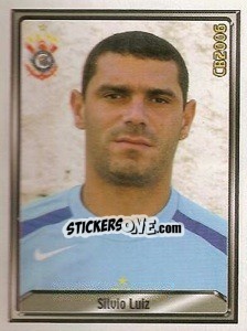 Cromo Silvio Luiz de Oliveira de Paula - Campeonato Brasileiro 2006 - Panini