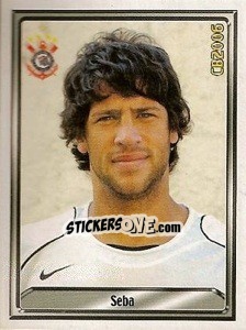 Figurina Sebastián Enrique Dominguez - Campeonato Brasileiro 2006 - Panini