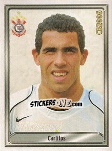 Figurina Carlos Tevez - Campeonato Brasileiro 2006 - Panini