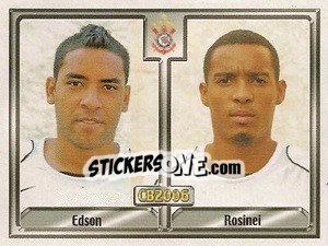Sticker Edson Feliciano Sitta / Rosinei Adolfo - Campeonato Brasileiro 2006 n. 50 - Panini