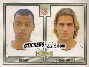 Sticker Renato E. De O. Ribeiro / Rafael M. De M. Moura - Campeonato Brasileiro 2006 n. 51 - Panini