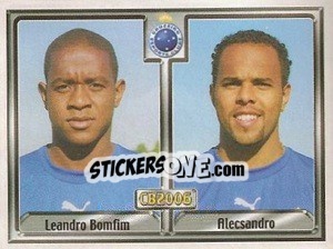 Sticker Leandro Do Bomfim / Alecsandro B. Felisbino - Campeonato Brasileiro 2006 n. 68 - Panini