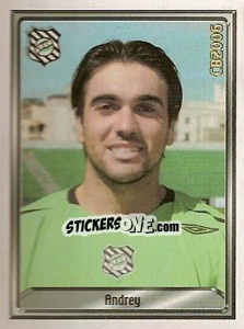 Cromo Andrey Nazário Afonso - Campeonato Brasileiro 2006 n. 71 - Panini