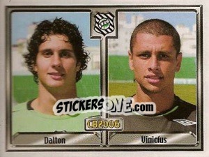 Sticker Dalton Alan Munaretto / Vinícius Ferreira Orlando - Campeonato Brasileiro 2006 - Panini