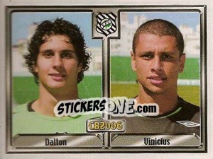 Cromo Dalton Alan Munaretto / Vinícius Ferreira Orlando - Campeonato Brasileiro 2006 - Panini