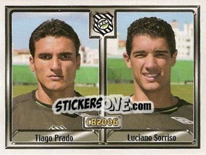 Sticker Tiago Prado Nogueira / Luciano Pazzini Prado - Campeonato Brasileiro 2006 n. 84 - Panini