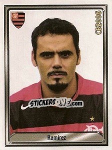 Cromo César Ramirez Caje - Campeonato Brasileiro 2006 - Panini