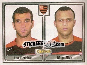 Sticker Leandro F. Medeiros / Diego Da Silva - Campeonato Brasileiro 2006 - Panini