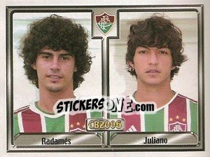 Sticker Radamés M. R. da Silva / Juliano Mineiro Fernandes - Campeonato Brasileiro 2006 n. 119 - Panini