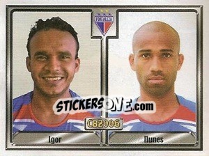 Sticker Igor C. Da Silva Freire - Anderson Francisco Nunes - Campeonato Brasileiro 2006 n. 136 - Panini