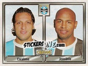 Sticker Alejandro A. E. Martinez / Jeovânio R. Do Nascimento - Campeonato Brasileiro 2006 - Panini