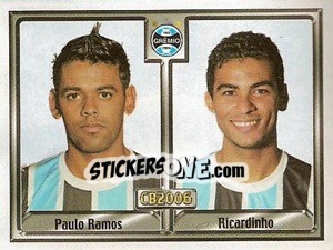 Sticker Paulo Rafael de O. Ramos / José Ricardo dos S. Oliveira - Campeonato Brasileiro 2006 - Panini