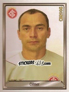 Cromo Clemer Melo da Silva - Campeonato Brasileiro 2006 - Panini