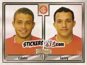 Cromo Edimo Ferreira Campos / Pedro Iarley L. Dantas - Campeonato Brasileiro 2006 n. 187 - Panini
