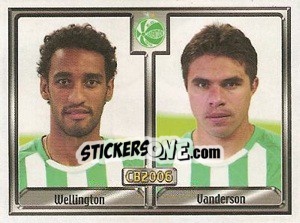 Figurina Wellington K. Oliveira / Carlos Vanderson A. Silva - Campeonato Brasileiro 2006 - Panini