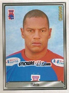 Cromo Flávio Emídio dos Santos Vieira - Campeonato Brasileiro 2006 - Panini