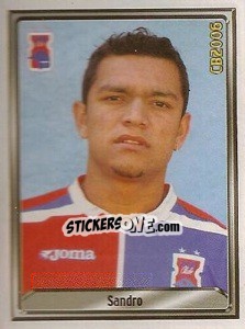 Sticker Sandro da Silva Mendonça - Campeonato Brasileiro 2006 n. 233 - Panini