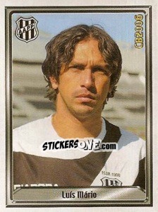 Cromo Luís Mário M. Da Silva - Campeonato Brasileiro 2006 n. 251 - Panini