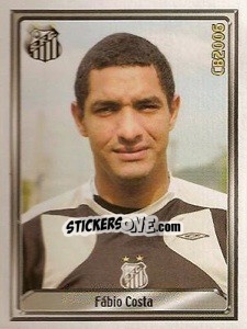 Sticker Fabio Costa - Campeonato Brasileiro 2006 n. 275 - Panini