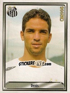 Cromo Denis Oliveira de Souza - Campeonato Brasileiro 2006 - Panini